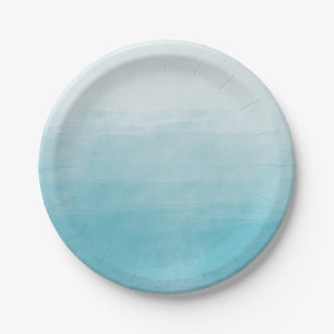 Aqua Bliss Waterverf Ombre Papieren Bordje