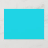 Aqua Blue Briefkaart (Voorkant)