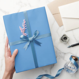 Aqua Blue Bruiloftsfeest Cadeaupapier
