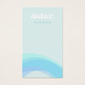 Aqua Blue Coastal Ocean Wave (Devant)