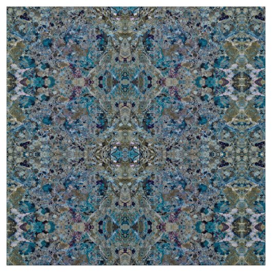 Aqua Blue Dreams Stof (Swatch)