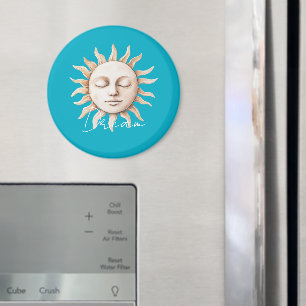 Aqua Blue droom Siciliaanse zon Magneet