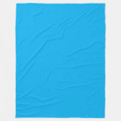 Aqua Blue Fleece Deken (Voorkant)