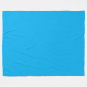 Aqua Blue Fleece Deken (Voorkant (Horizontaal))