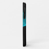 AQUA BLUE FRACTAL ROOS Case-Mate iPhone CASE (Achterkant/links)