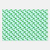 Aqua Blue Frog Patroon Inpakpapier Vel (Voorkant)