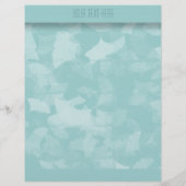 Aqua Blue Gingko laat flyer (Achterkant)