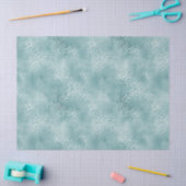 Aqua Blue Glam Leopard Print Tissuepapier (Craft)