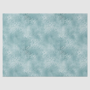 Aqua Blue Glam Leopard Print Tissuepapier