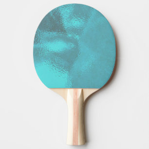 Aqua Blue Glass Tafeltennisbatje