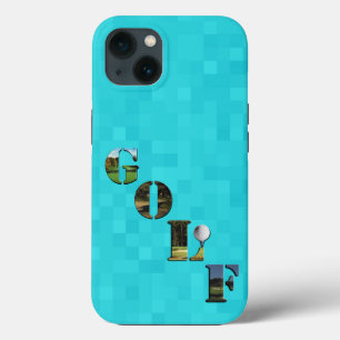 Aqua Blue Golf, iPhone 13 Hoesje