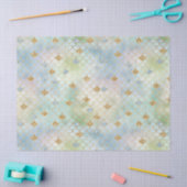 Aqua Blue Mint Gold Glitter Mermaid   Tissuepapier (Craft)