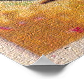  Aqua Blue Motorcycle afdrukken Poster (Hoek)