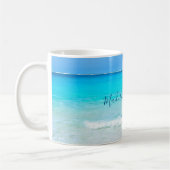 Aqua Blue Ocean Zee Sky Custom Koffiemok (Links)