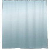 Aqua Blue Ombre Douchegordijn (Voorkant)