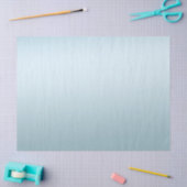 Aqua Blue Ombre Tissuepapier (Craft)