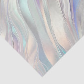 Aqua Blue Paarse Pearl White Wedding Tissuepapier (Detail)