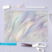 Aqua Blue Paarse Pearl White Wedding Tissuepapier (Craft)