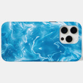 Aqua Blue Pool waterpatroon Case-Mate iPhone Case (Achterkant (horizontaal))