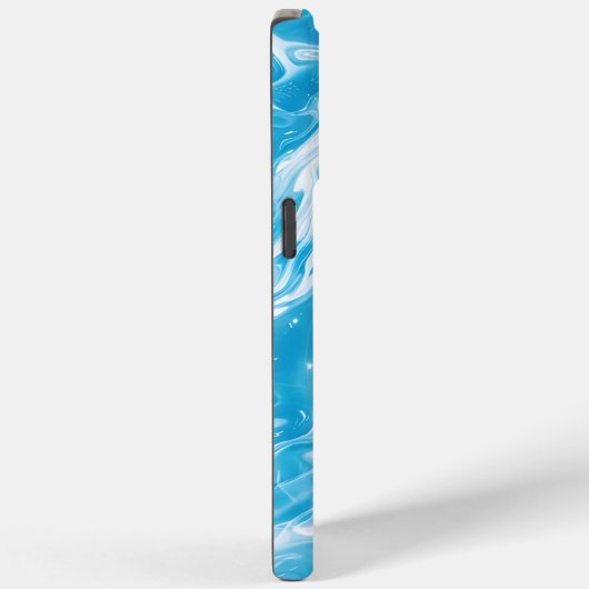 Aqua Blue Pool waterpatroon Case-Mate iPhone Case (Achterkant / Rechts)