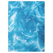 Aqua Blue Pool waterpatroon Klembord (Achterkant)