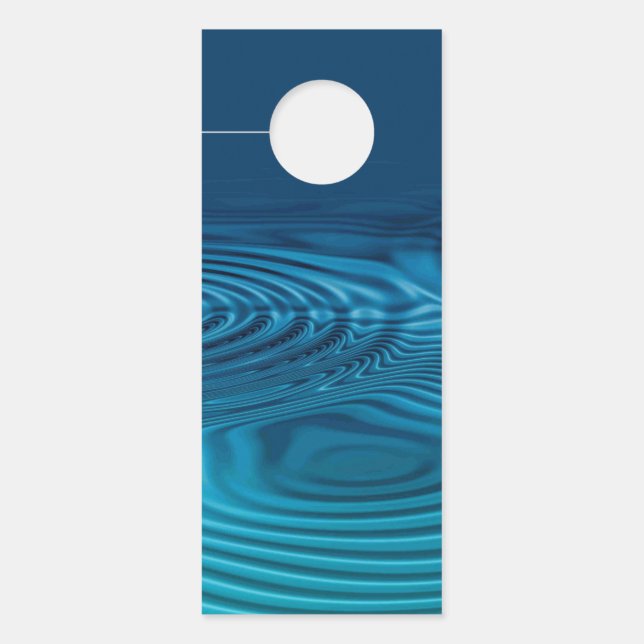 Aqua Blue Ripples (Voorkant)