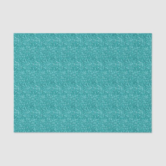 AQUA BLUE SEQUINS-WEEFSUE WRAPPINGPAPIER TISSUEPAPIER (Voorkant)