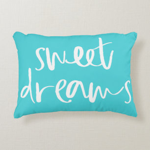 Aqua Blue Sweet Dreams Coussin