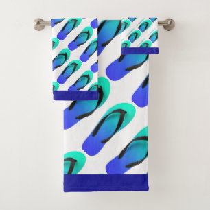 Aqua + Blue Tongs de Flip