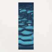 Aqua Blue Water Waves Yogamat (Voorkant)