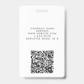 Aqua Blue Waterverf Achtergrond Badge (Back)