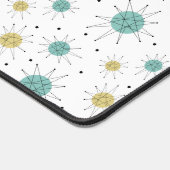 Aqua Blue Yellow Franciscan Starburst milieu du si (Coin)