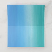 Aqua Blue Zee Creature in Zeewier tinten blauw (Binnenkant ongevouwen)