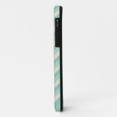 Aqua Blue Zigzag Pattern Case-Mate iPhone Case (Achterkant/links)