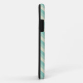 Aqua Blue Zigzag Pattern Case-Mate iPhone Case (Achterkant/rechts)
