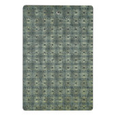 Aqua Boho Pattern, Beauful Mini Clipboard Klembord (Achterkant)