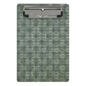 Aqua Boho Pattern, Beauful Mini Clipboard Mini Klembord (Voorkant)