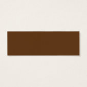 Aqua Brown Place Cards Mini Visitekaartjes (Achterkant)