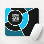 aqua bullseye QR-code Muismat (Met muis)