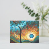 Aqua Burn MADART peinture originale carte postale (Debout devant)