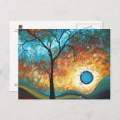 Aqua Burn MADART peinture originale carte postale (Devant / Derrière)