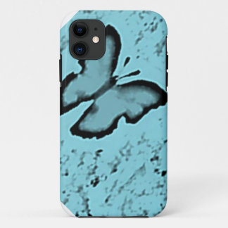 Aqua Butterfly iPhone 5 Hoesje