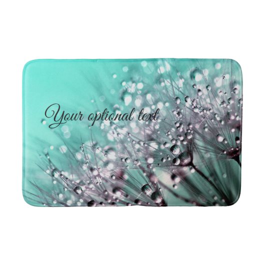 Aqua Cactus Bonsai Bloom Bath Mat (Voorkant)