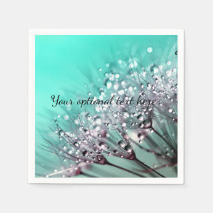 Aqua Cactus Bonsai Bloom Paper Bord Servet