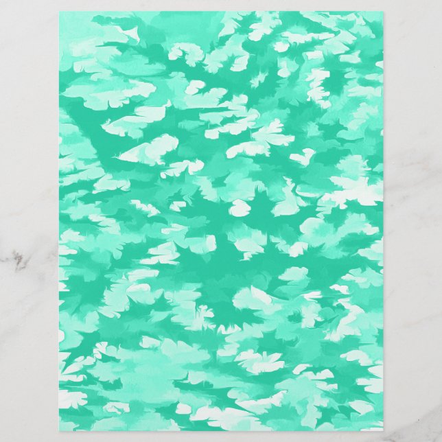 Aqua Camouflage Pattern (Voorkant)