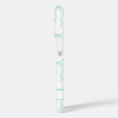 Aqua Case-Mate iPhone Case (Achterkant / Links)