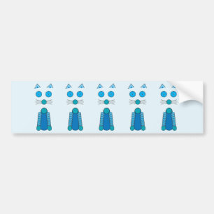 Aqua CAT Bumpersticker