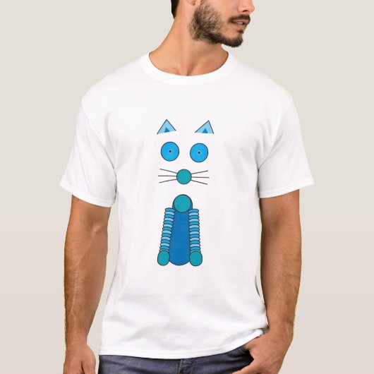 Aqua CAT T-shirt (Voorkant)