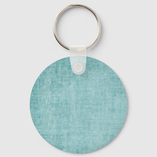 Aqua Chenille Sleutelhanger (Voorkant)