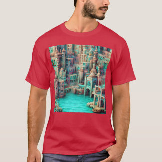 Aqua city vrienden t-shirt